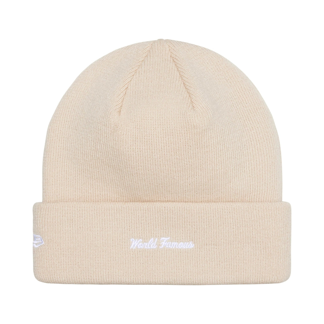 Gorro Supreme New Era Box Logo "Stone"
