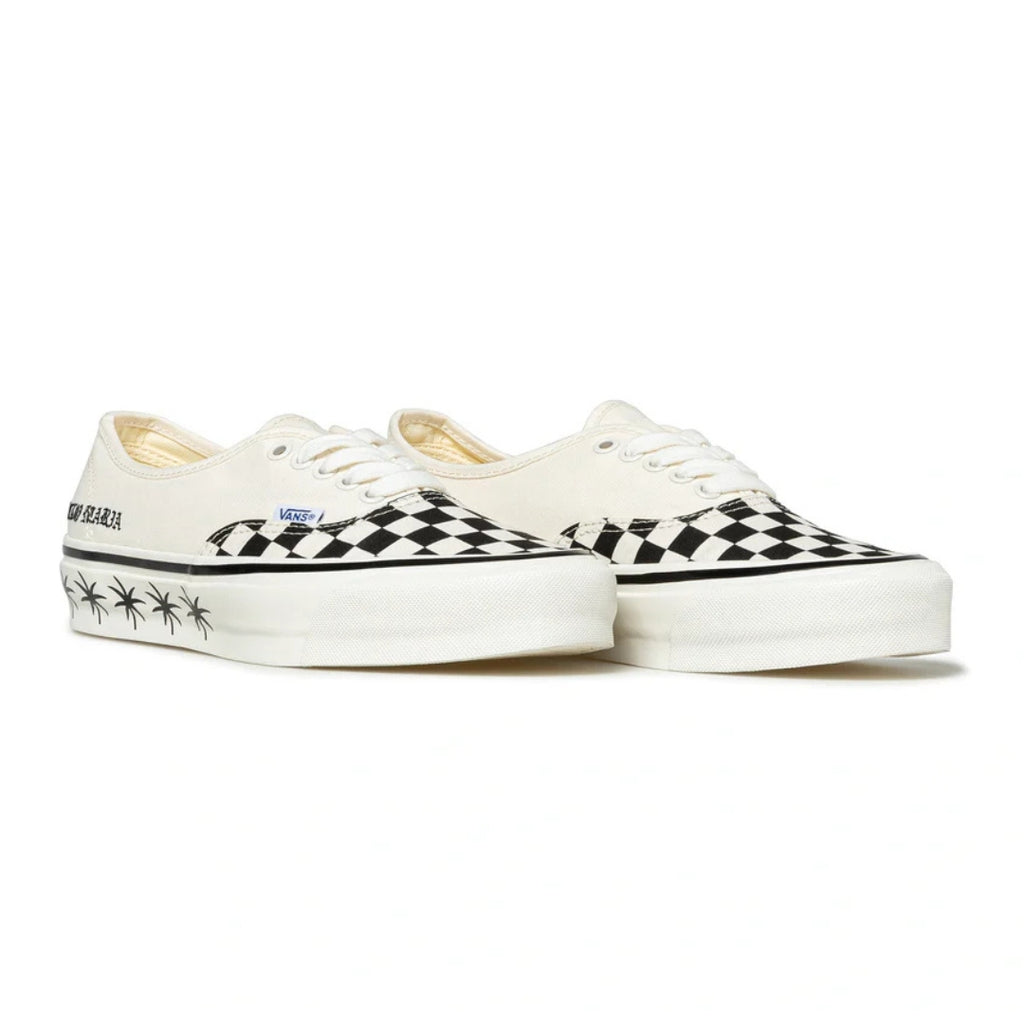 Tênis Vans Premium Authentic x WACKO MARIA "Checkerboard Snow White"