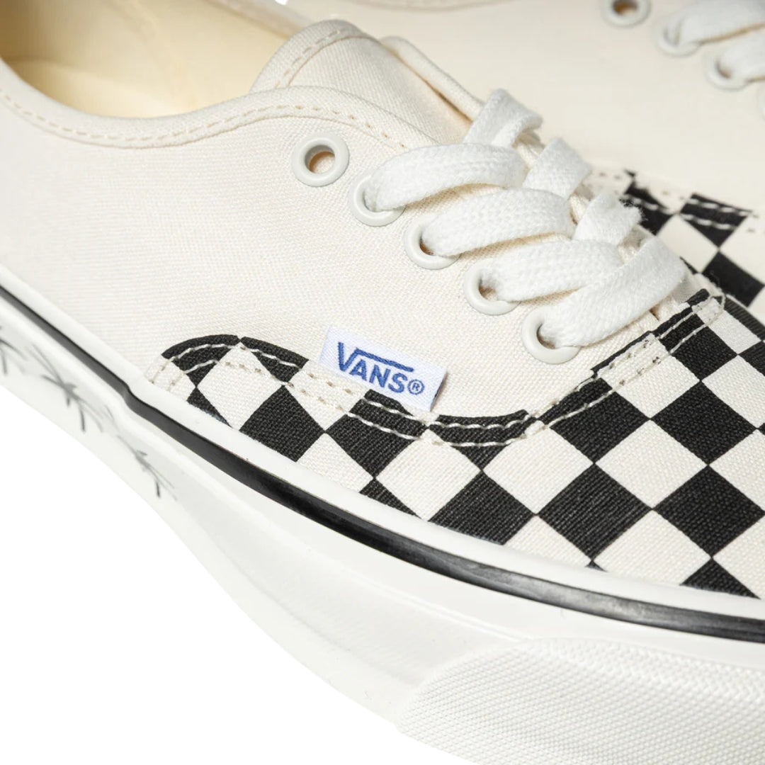 Tênis Vans Premium Authentic x WACKO MARIA "Checkerboard Snow White"