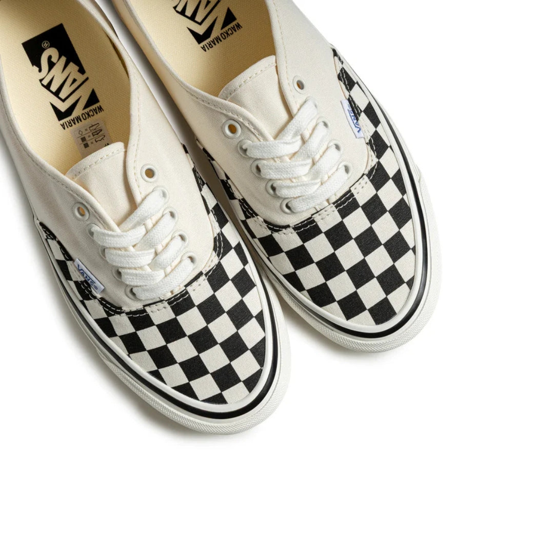 Tênis Vans Premium Authentic x WACKO MARIA "Checkerboard Snow White"