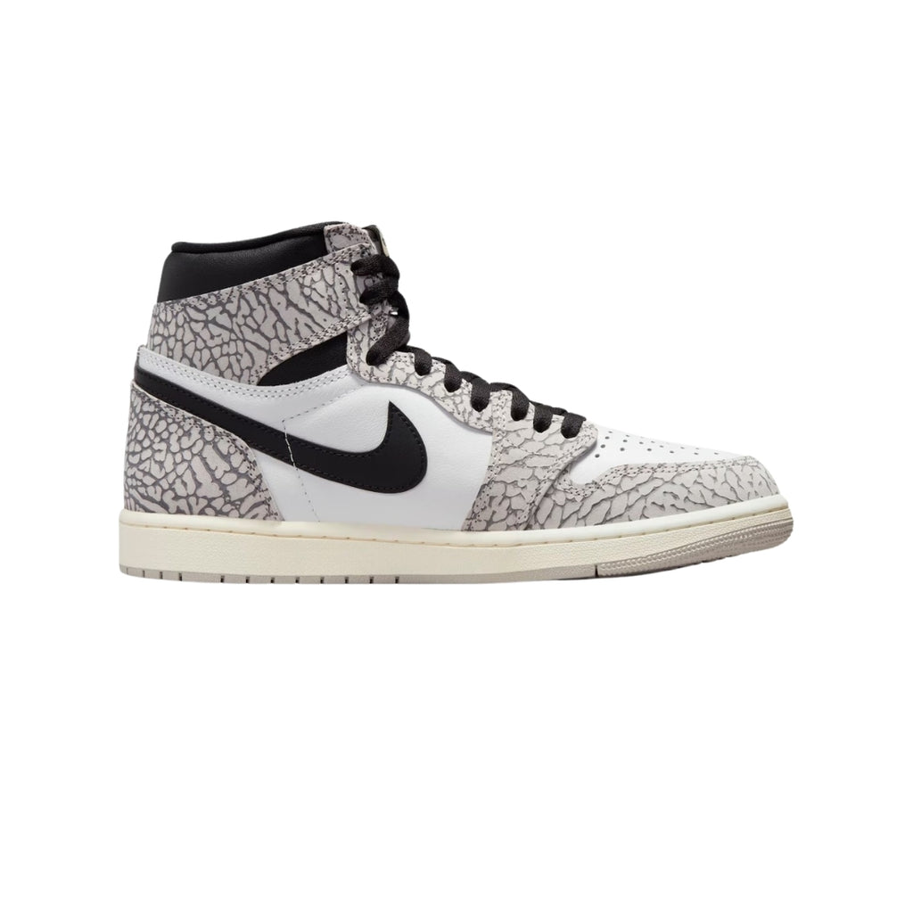 Tênis Nike Air Jordan 1 HIgh "White Cement/Safari"