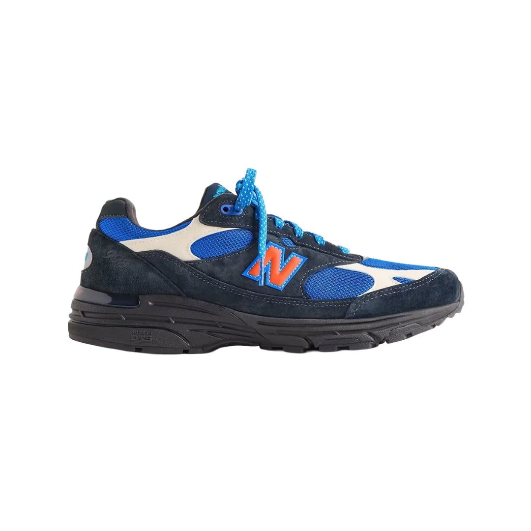 Tênis New Balance 993 Madison Square Garden x KITH "Navy/Princess Blue"