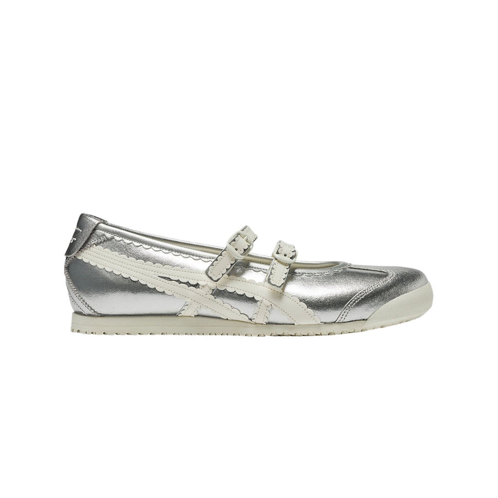 Tênis Onitsuka Tiger Mexico 66 TGRS "Silver/Cream"
