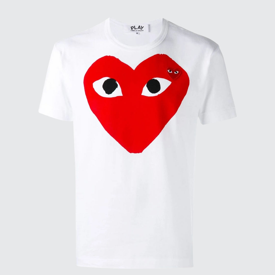 Camiseta Comme des Garcons Play Red Heart Emblem T-shirt