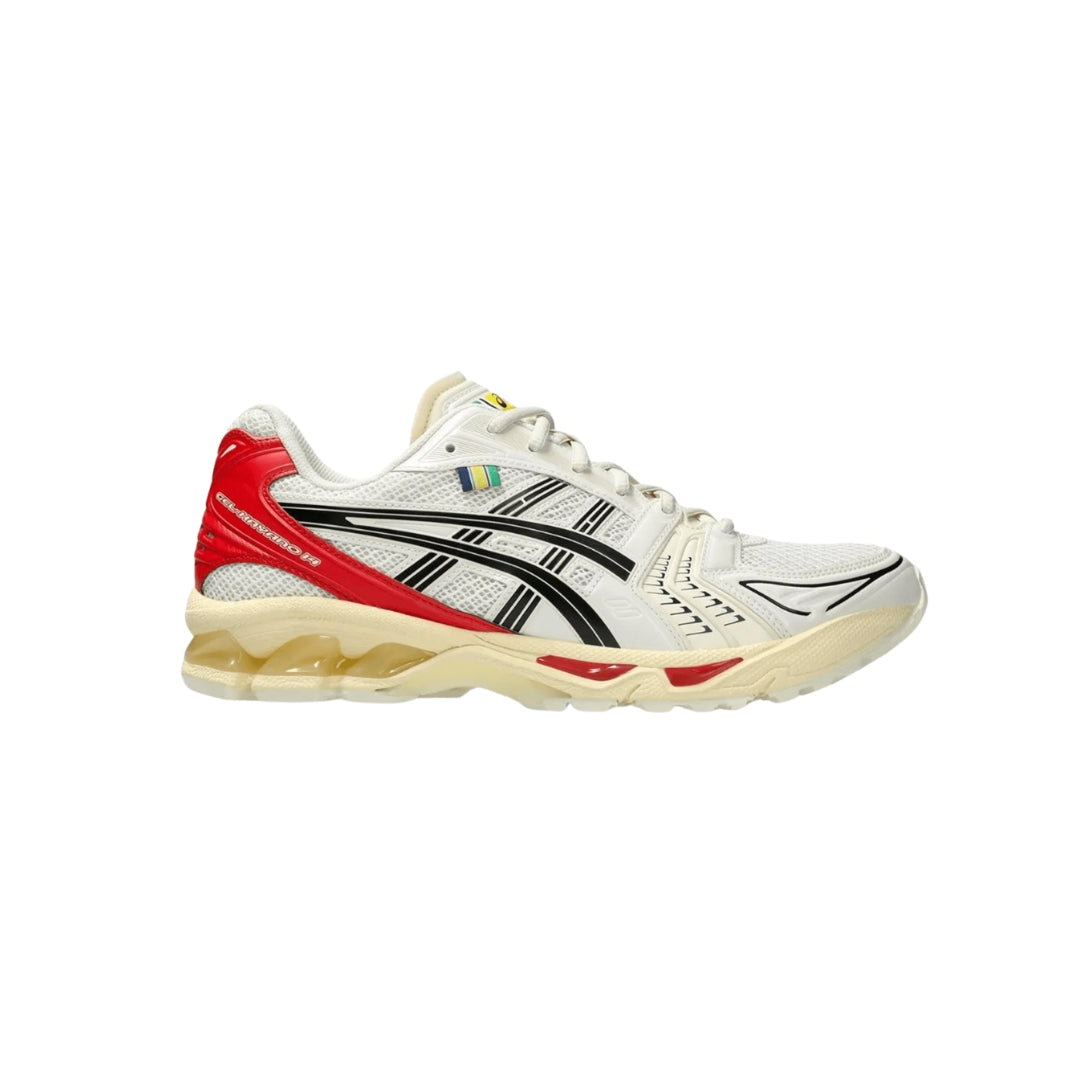 Tênis Asics Gel-Kayano 14 x Senna "Birch/Fiery Red"