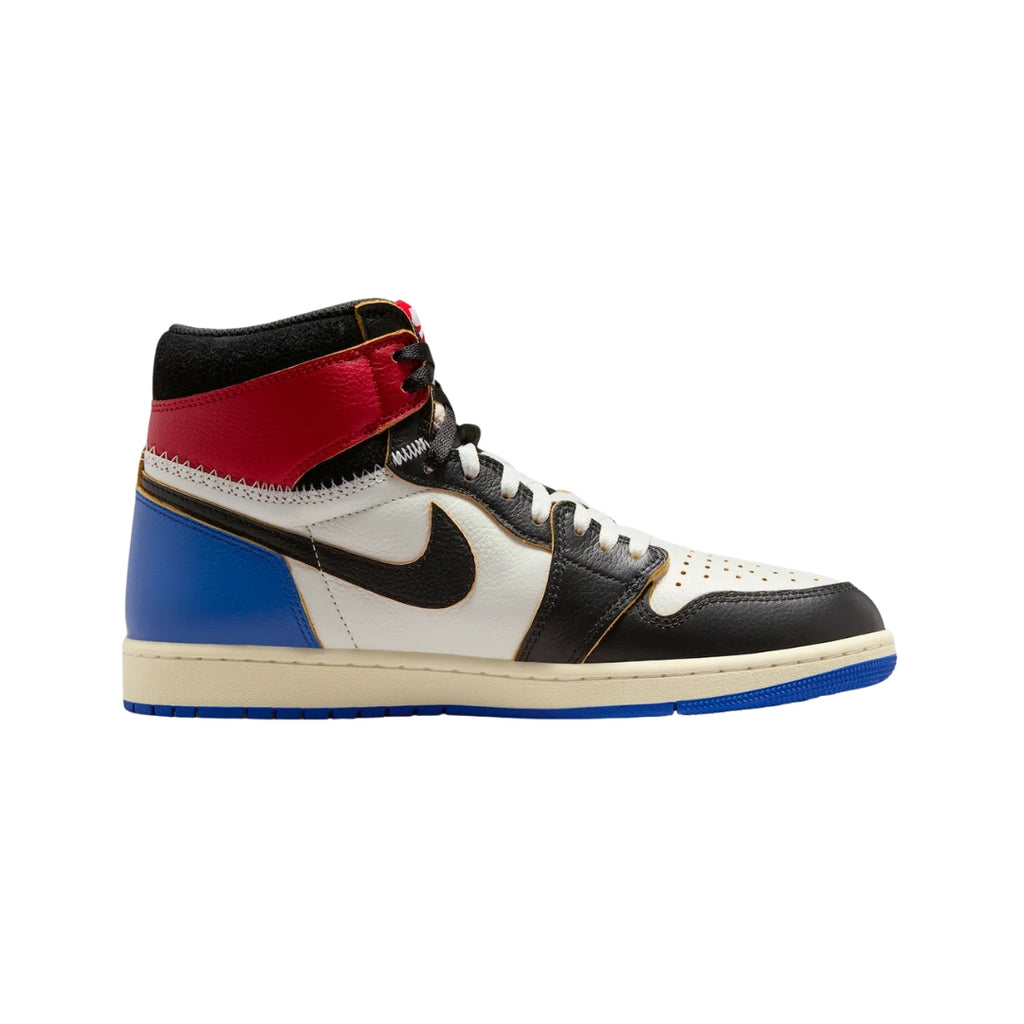 Tênis Nike Air Jordan 1 High x Fragment Design x UNION x "Black/Varsity Red"