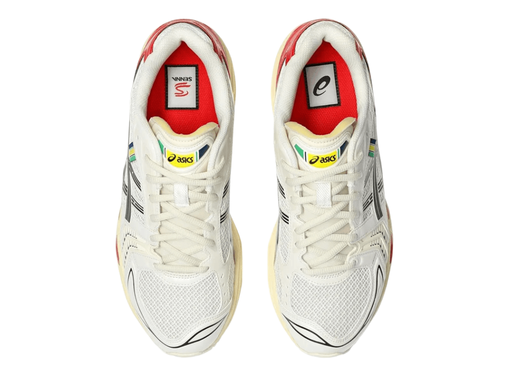 Tênis Asics Gel-Kayano 14 x Senna "Birch/Fiery Red"