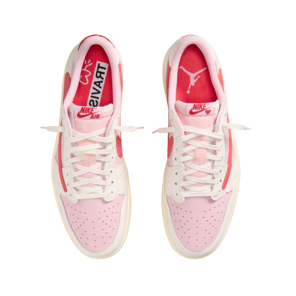 Tênis Nike Air Jordan 1 x Travis Scott "Sail Tropical Pink"