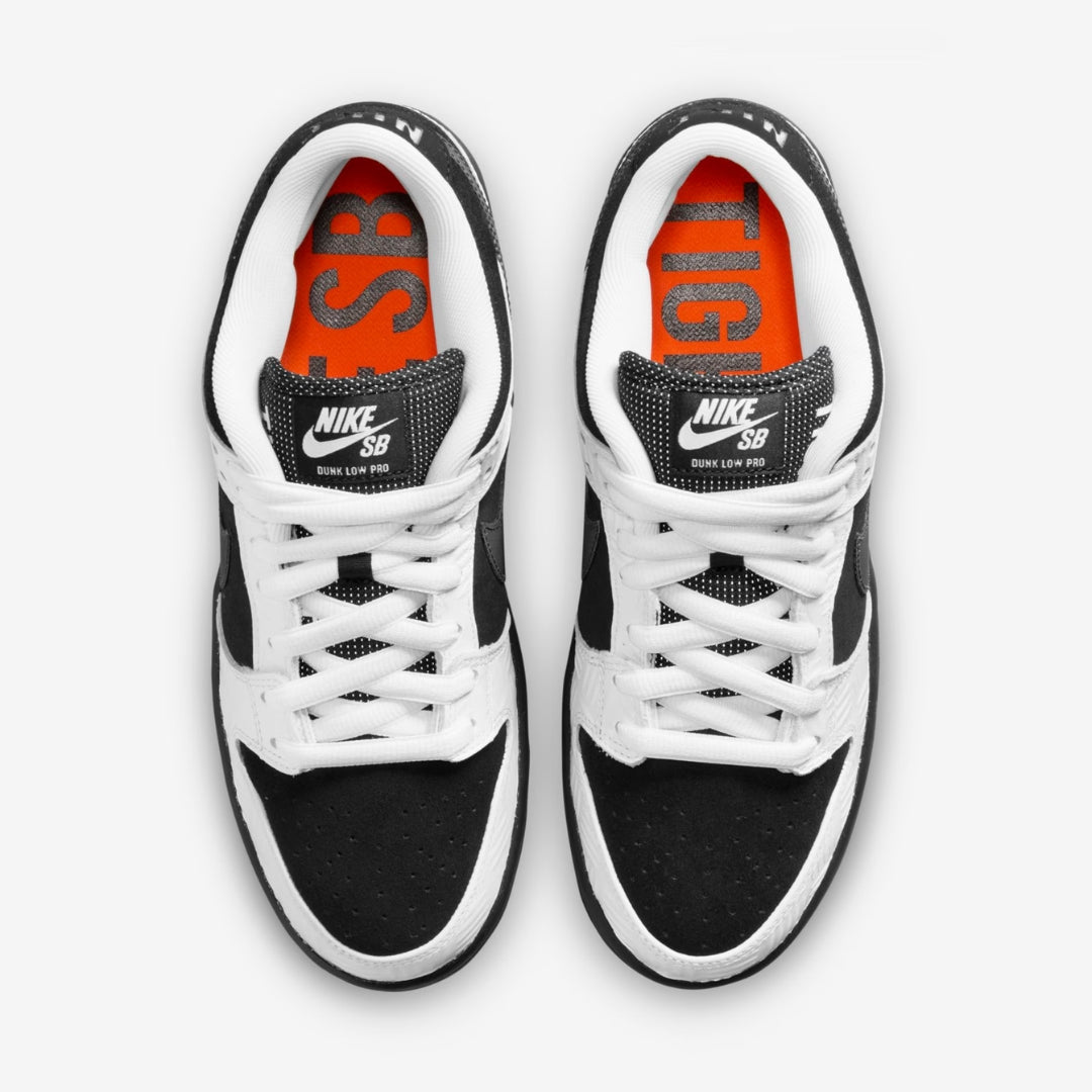 Tênis Nike SB Dunk Low Pro x TIGHTBOOTH "Black and White"