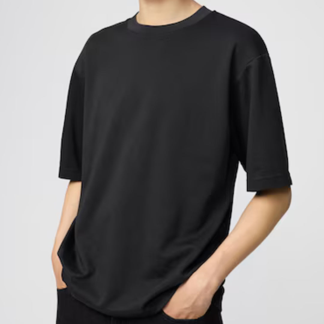 Camiseta Uniqlo AIRism Cotton Oversized T-shirt