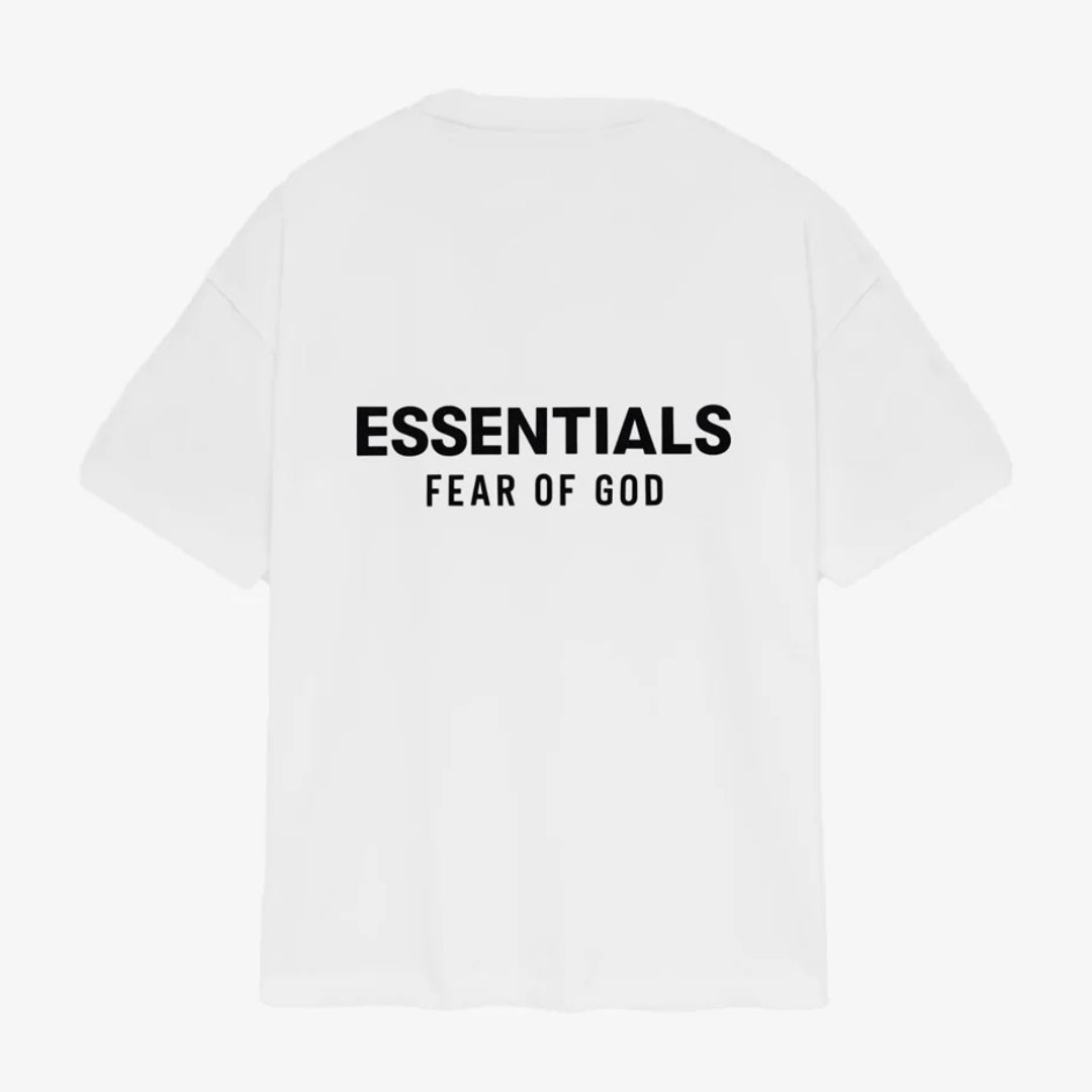 Camiseta Fear of God Essentials Classic Short Sleeve Tee Bright "White"