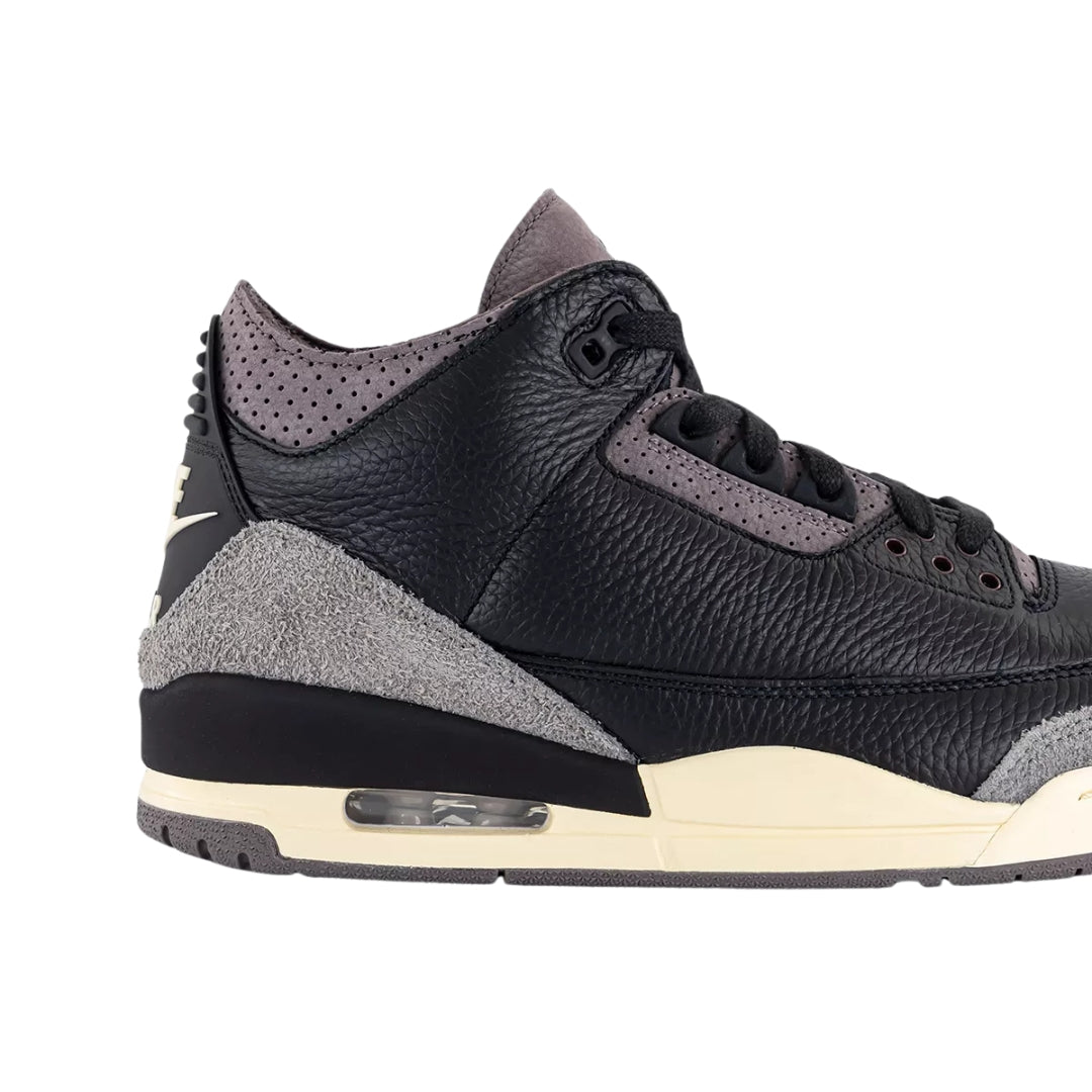 Tênis Nike Air Jordan 3 Retro x A Ma Maniere "Black and Flat Pewter/WYWS"