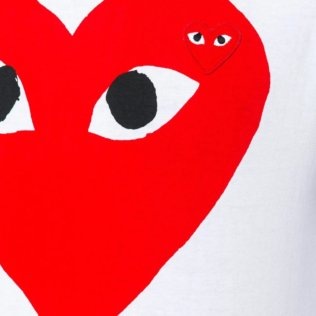 Camiseta Comme des Garcons Play Red Heart Emblem T-shirt