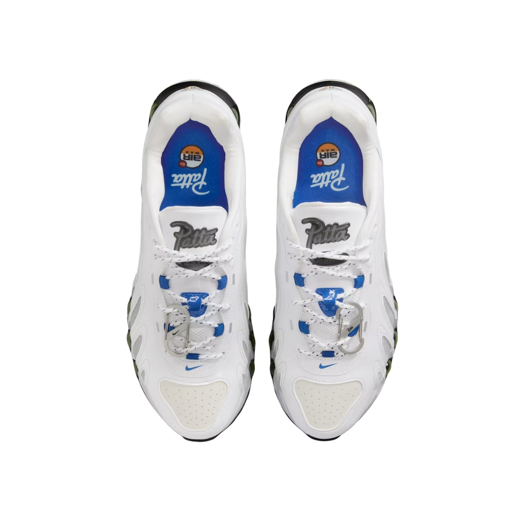 Tênis Nike Air Max DN8 x Patta "White/Metallic Silver"