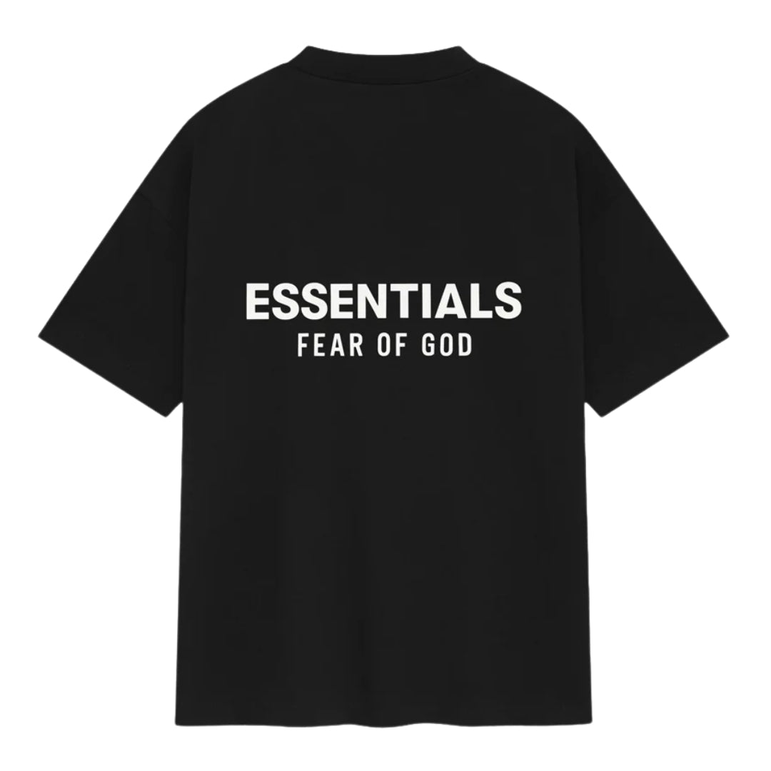 Camiseta Fear of God Essentials Classic Short Sleeve Tee "Jet Black"