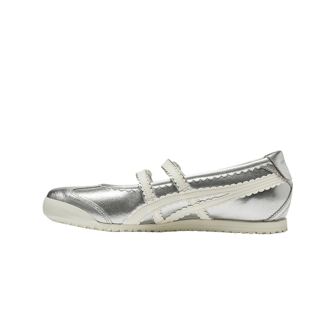 Tênis Onitsuka Tiger Mexico 66 TGRS "Silver/Cream"
