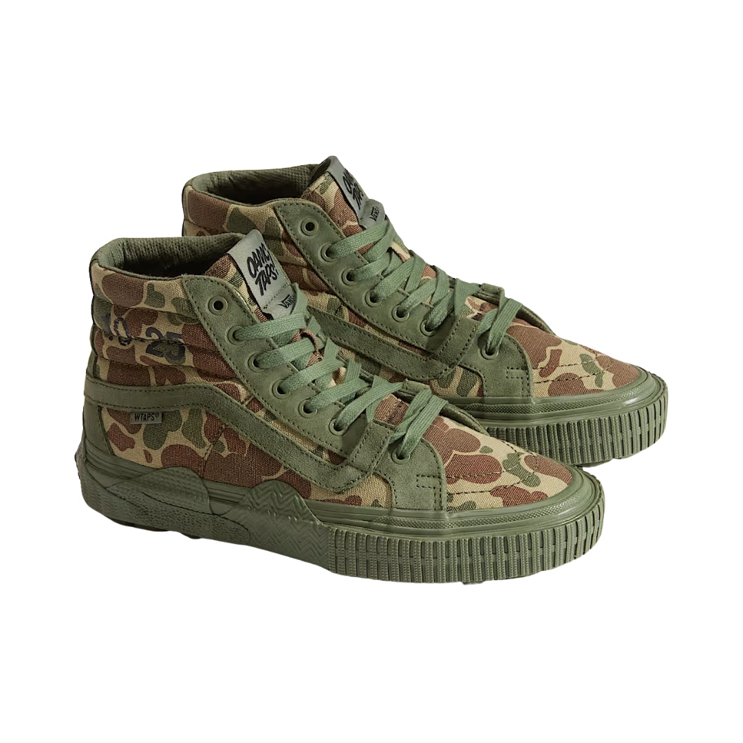 Tênis Vans OTW Sk8-Hi GL Lug WTAPS "Duck Camo"
