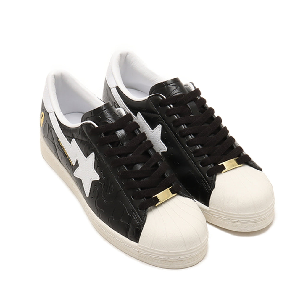 Tênis Adidas Superstar x A BATHING APE "Core Black/Footwear White/Off White"