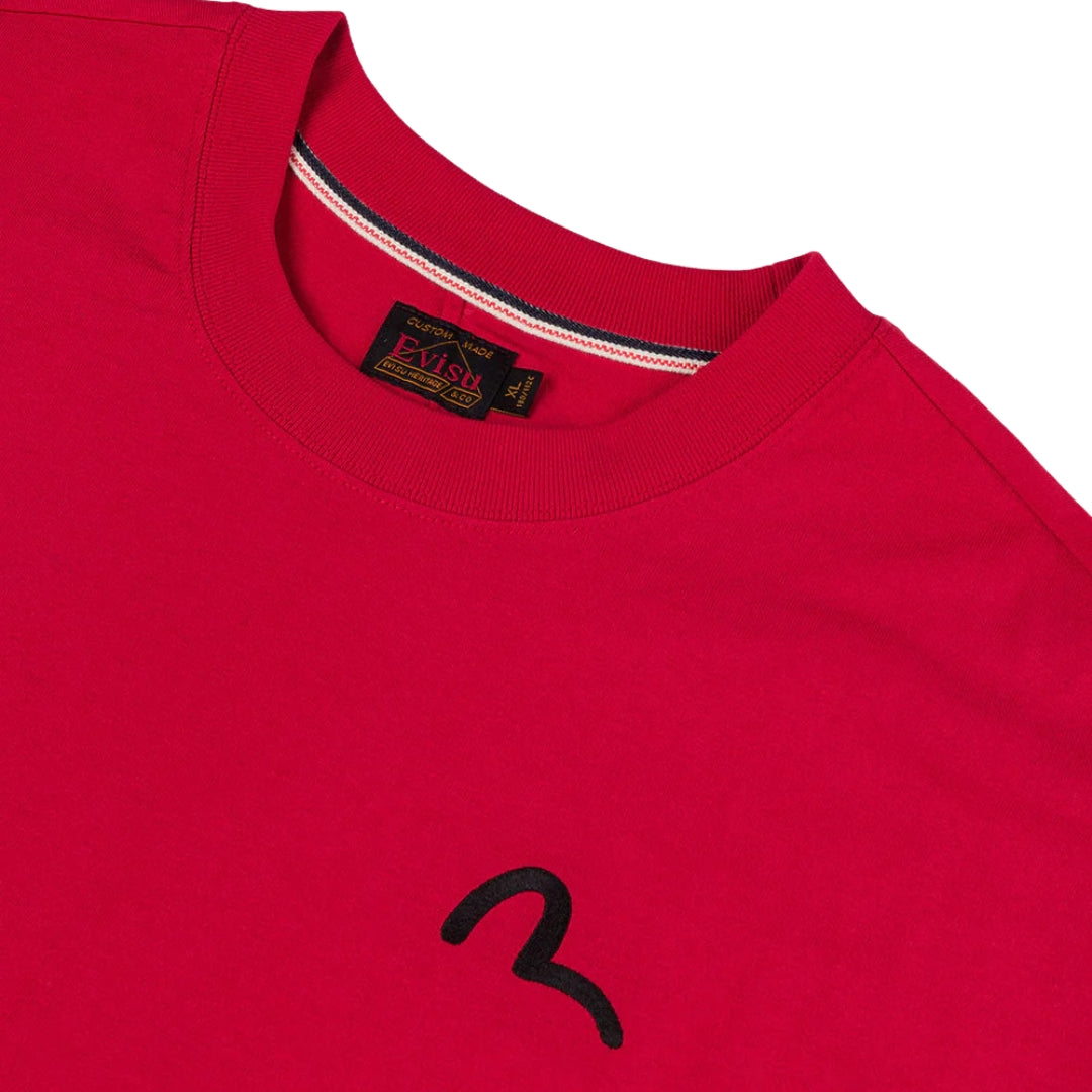 Camiseta EVISU embroidered relaxed fit T-shirt