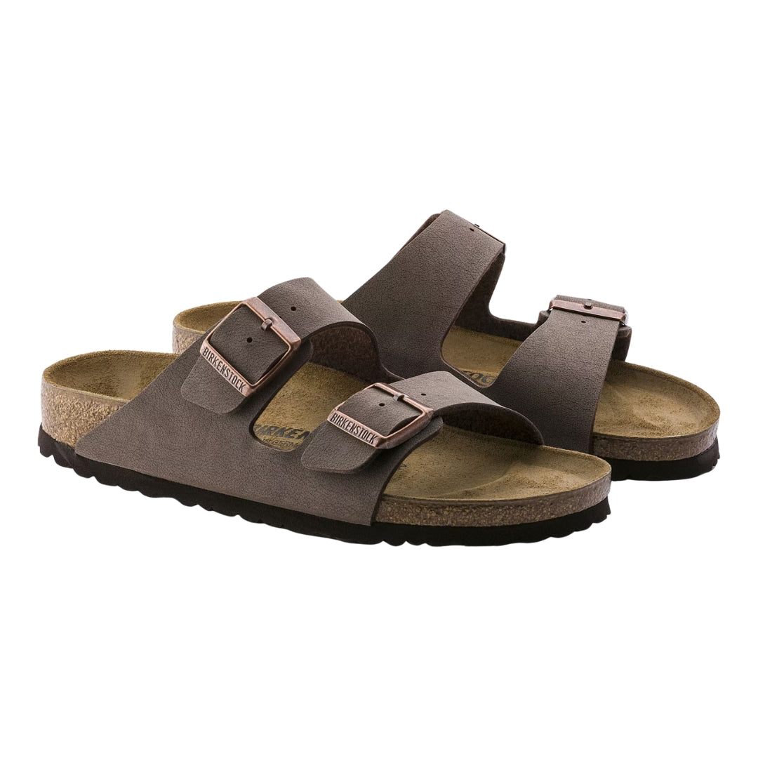 Sandália Clog BIRKENSTOCK Arizona Birkibuc "Mocha"