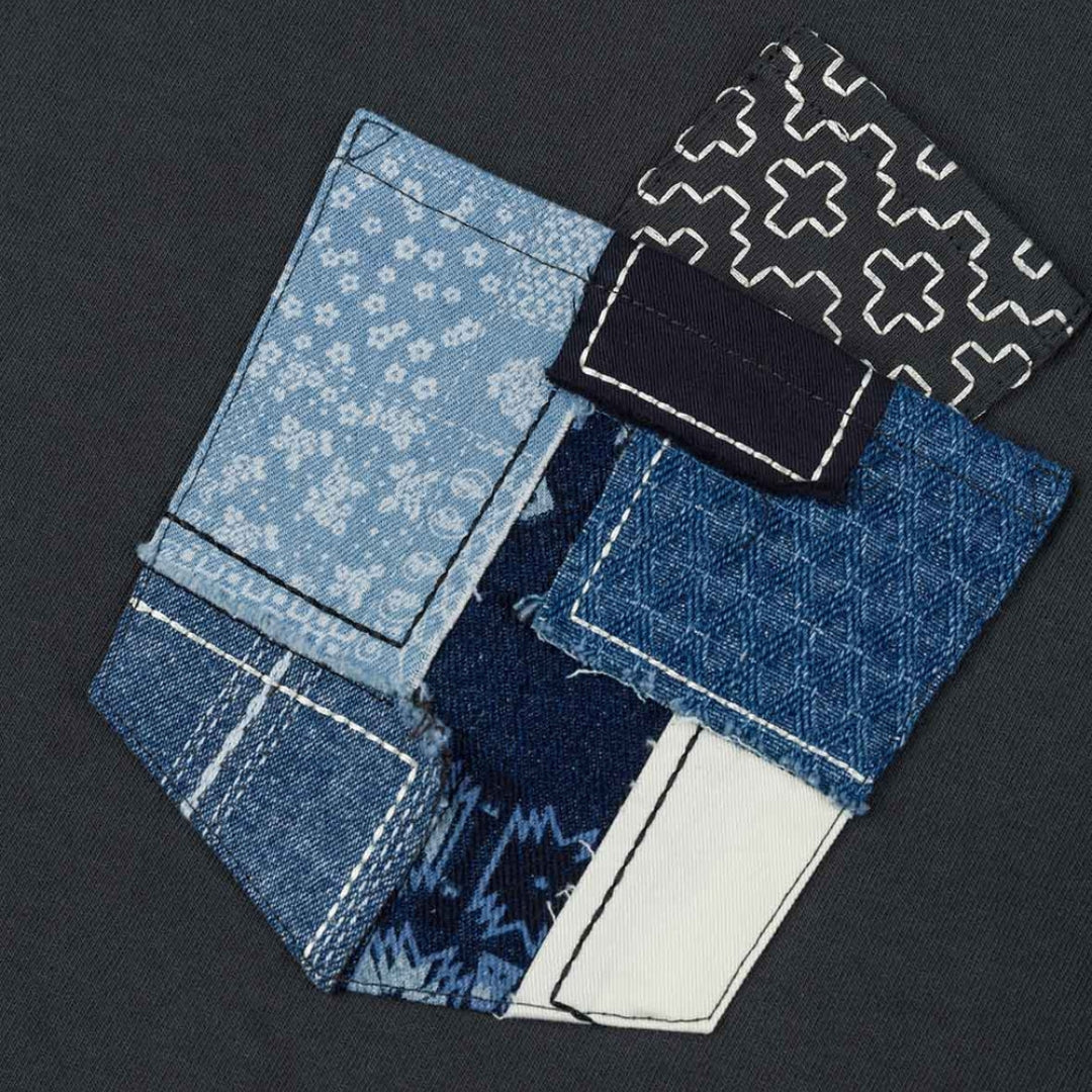 Camiseta EVISU Sashiko Daikoku Relaxed Fit T-Shirt