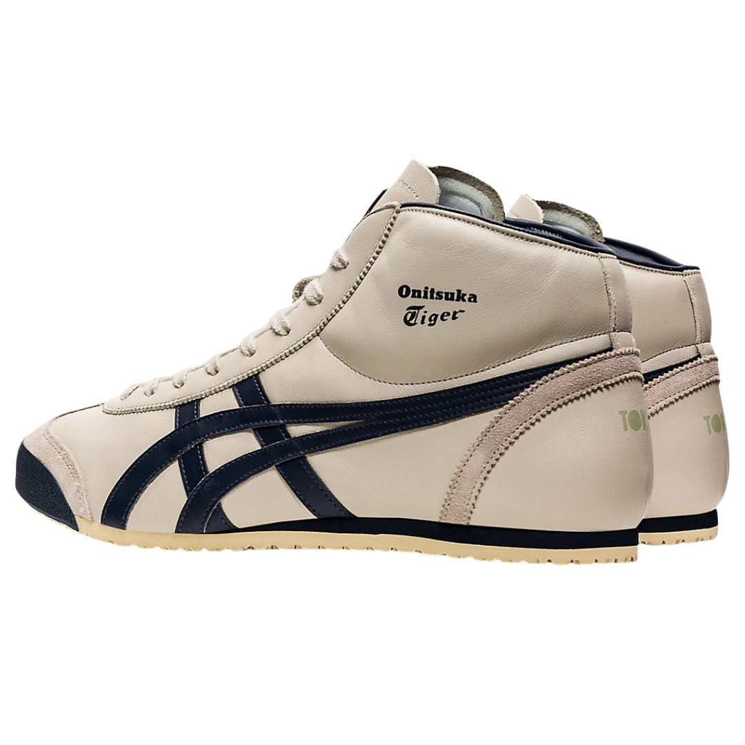 Tênis Onitsuka Tiger MEXICO Mid Runner "BIRCH/INDIAN INK"