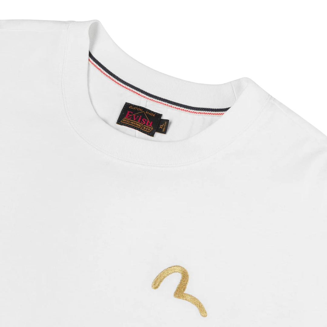 Camiseta EVISU embroidered relaxed fit T-shirt