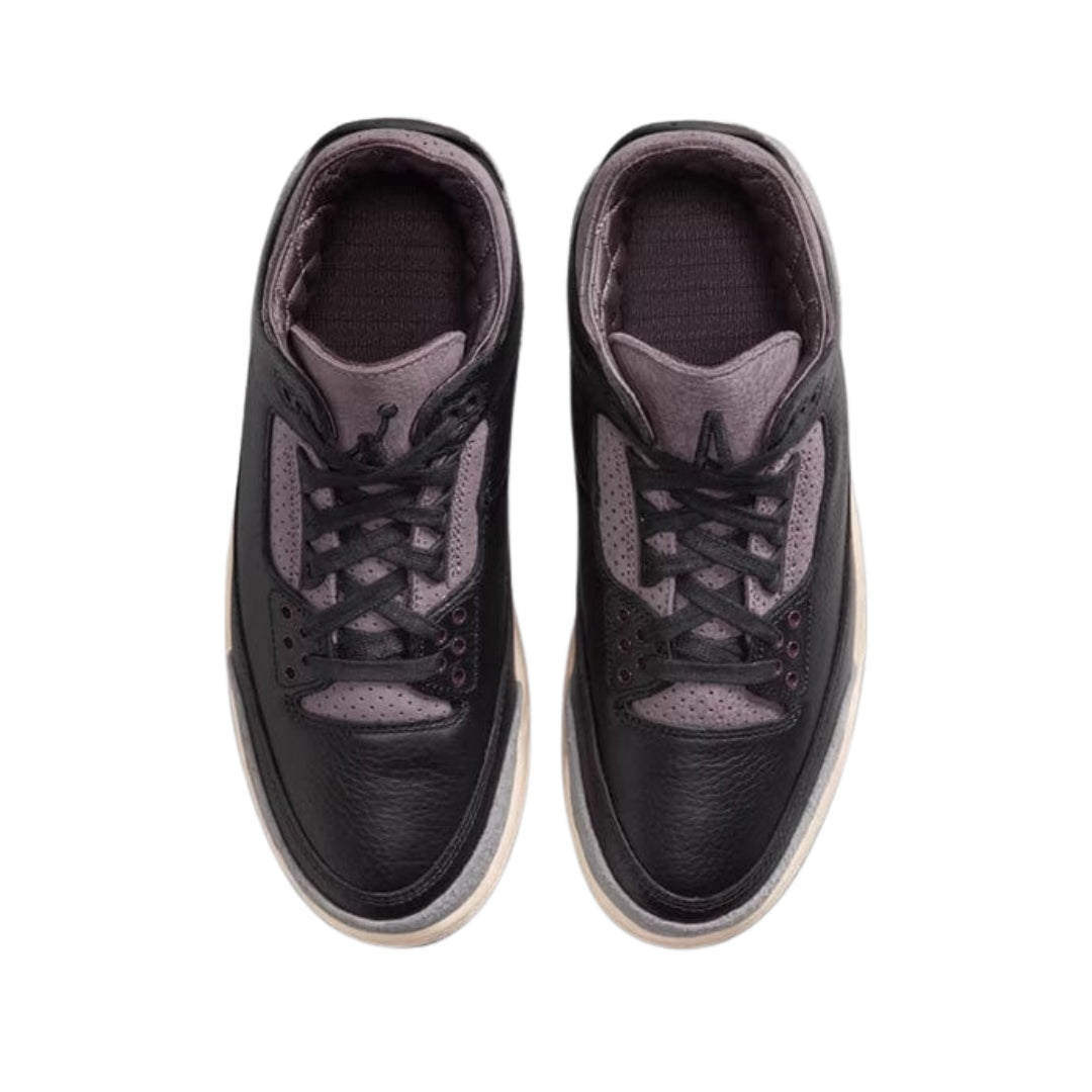 Tênis Nike Air Jordan 3 Retro x A Ma Maniere "Black and Flat Pewter/WYWS"