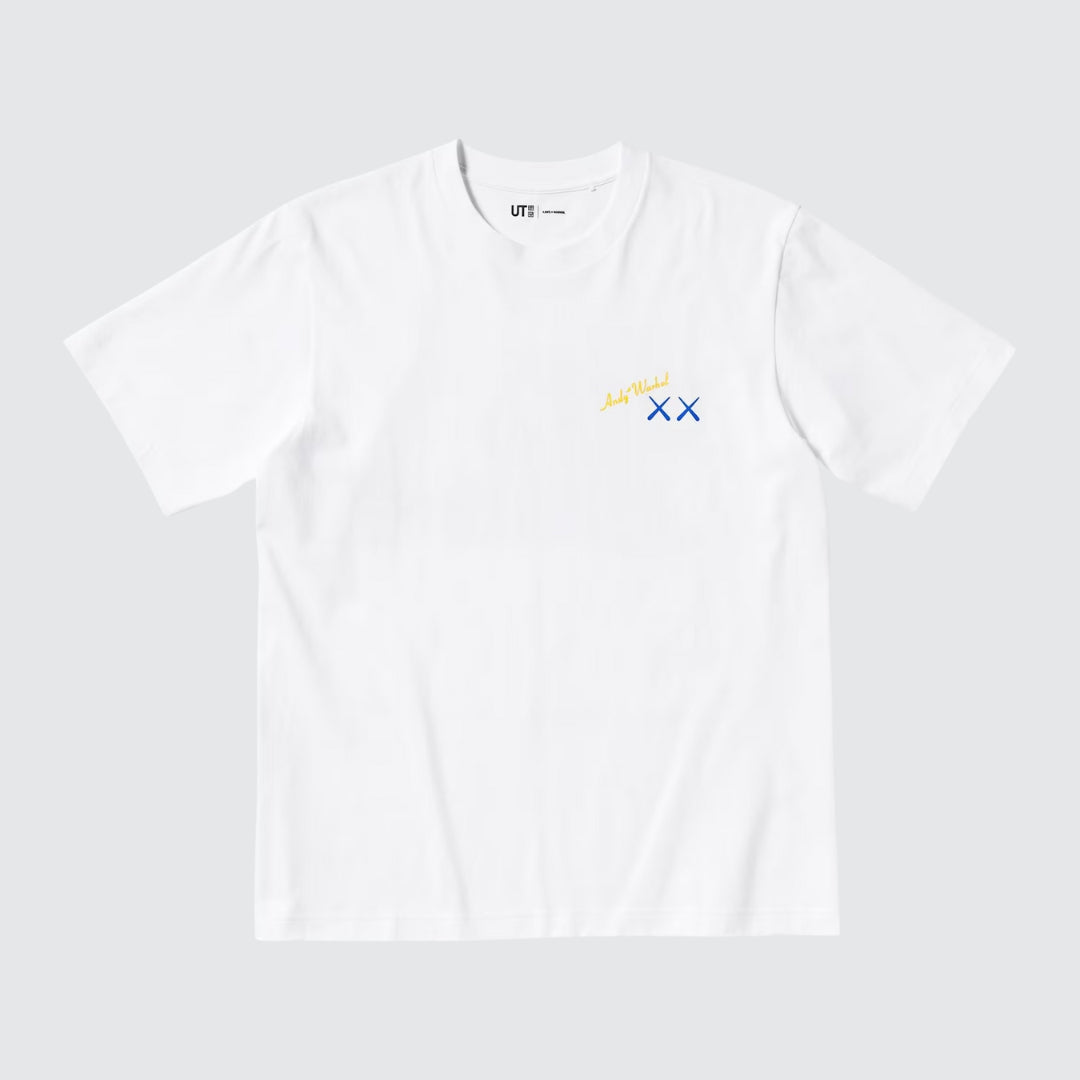 Camiseta Uniqlo x KAWS x WARHOL UT "White"