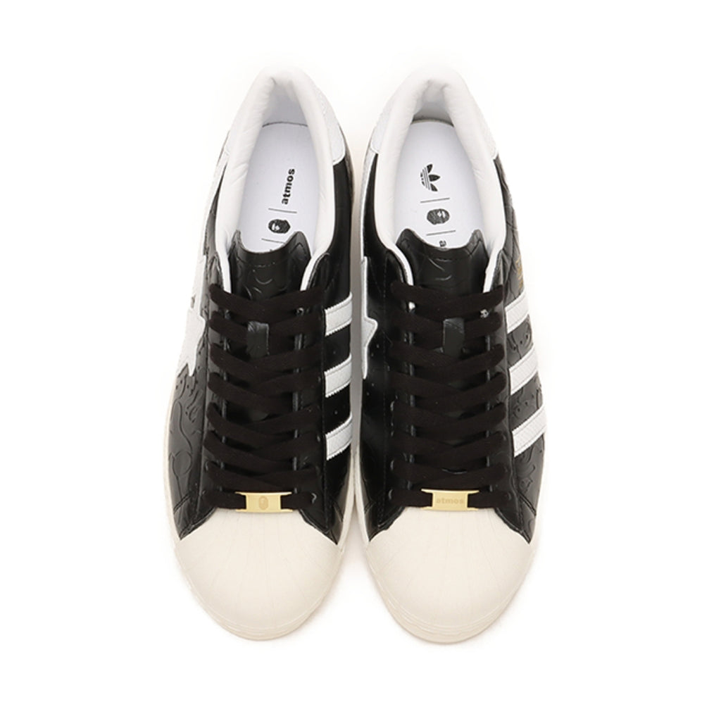 Tênis Adidas Superstar x A BATHING APE "Core Black/Footwear White/Off White"