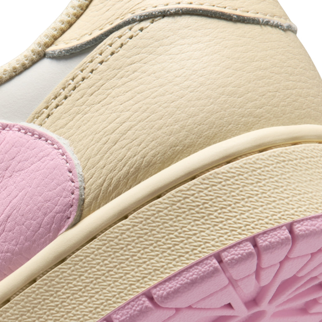 Tênis Nike Air Jordan 1 x Travis Scott "Shy Pink"