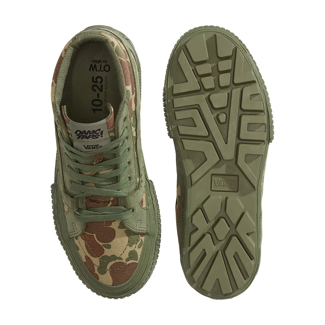 Tênis Vans OTW Sk8-Hi GL Lug WTAPS "Duck Camo"
