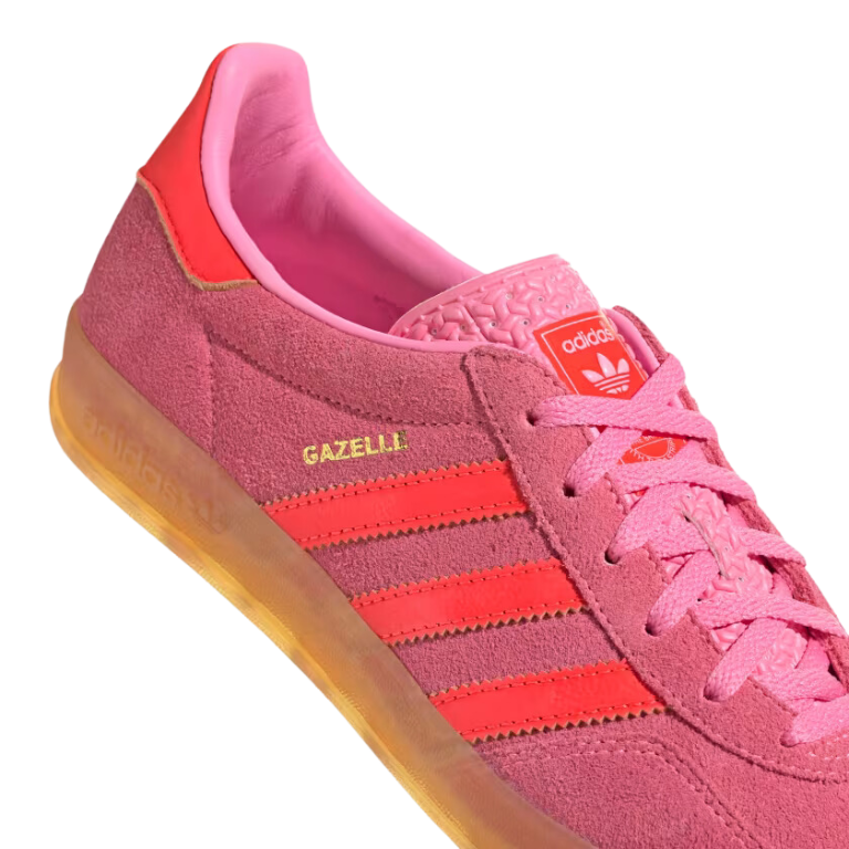 Tênis Adidas Gazelle Indoor "Beam Pink Solar Red"