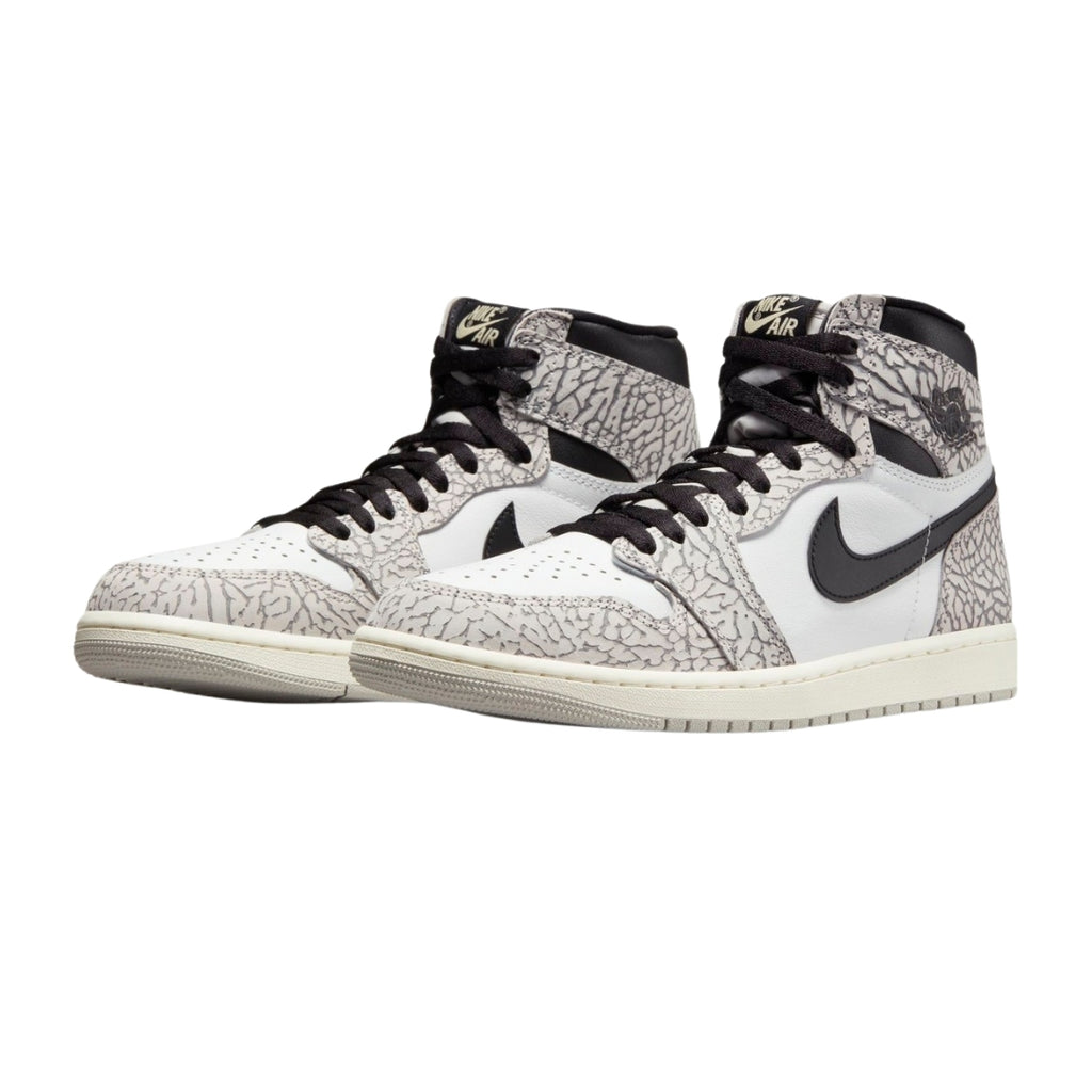 Tênis Nike Air Jordan 1 HIgh "White Cement/Safari"