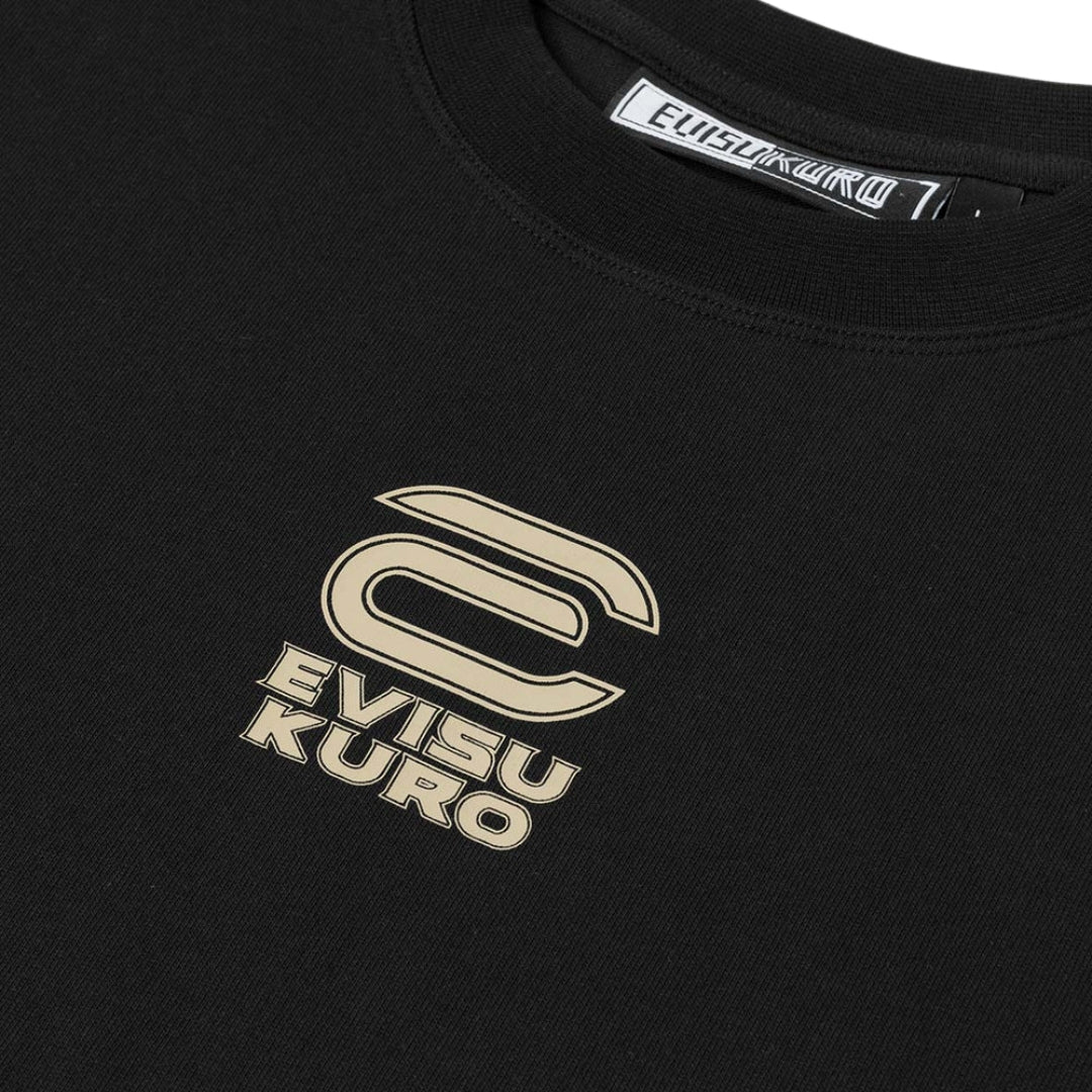 Camiseta EVISUKURO and contrast seagull print relaxed fit T-shirt