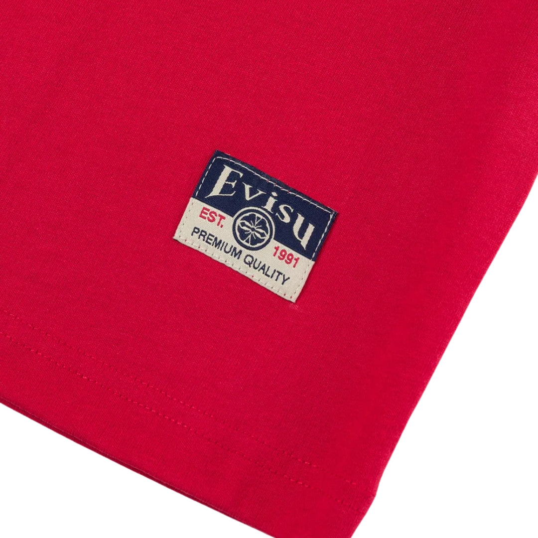 Camiseta EVISU embroidered relaxed fit T-shirt