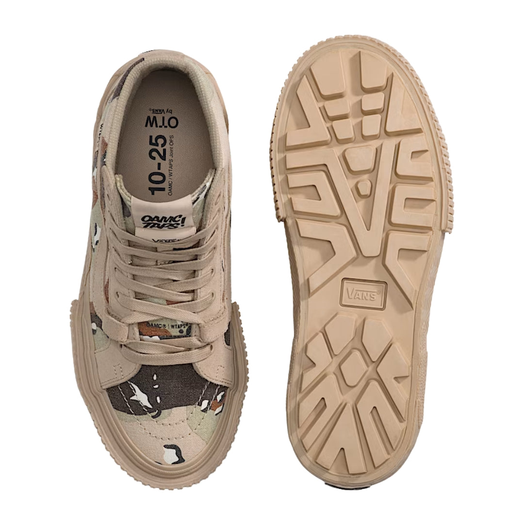Tênis Vans OTW Sk8-Hi GL Lug WTAPS "Desert Camo"