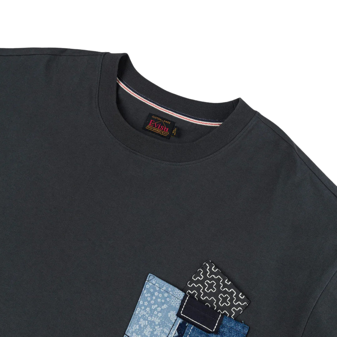 Camiseta EVISU Sashiko Daikoku Relaxed Fit T-Shirt