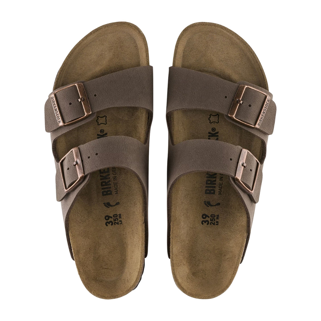 Sandália Clog BIRKENSTOCK Arizona Birkibuc "Mocha"