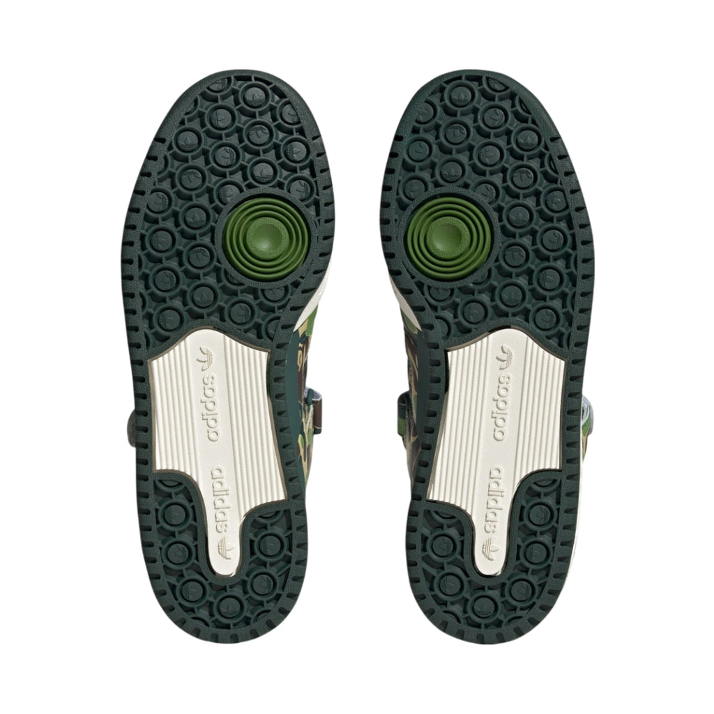 Tênis Adidas Forum 84 Low x A BATHING APE 30th Anniversary "Green Camo"