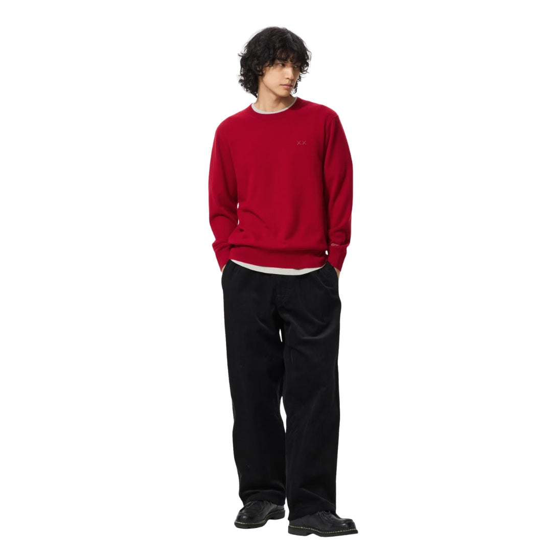 Suéter Uniqlo Gola redonda Cashmere x Kaws