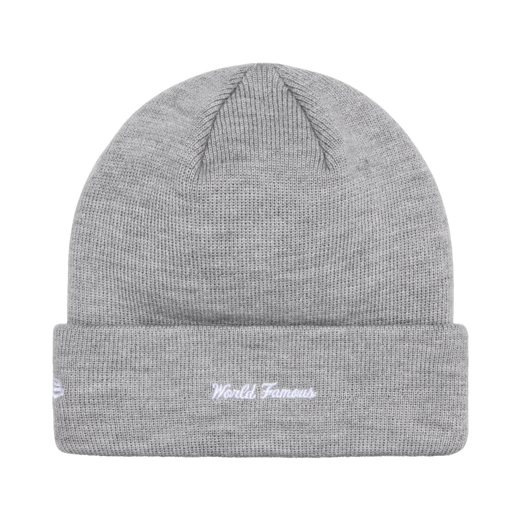 Gorro Supreme New Era Box Logo "Heather Grey"