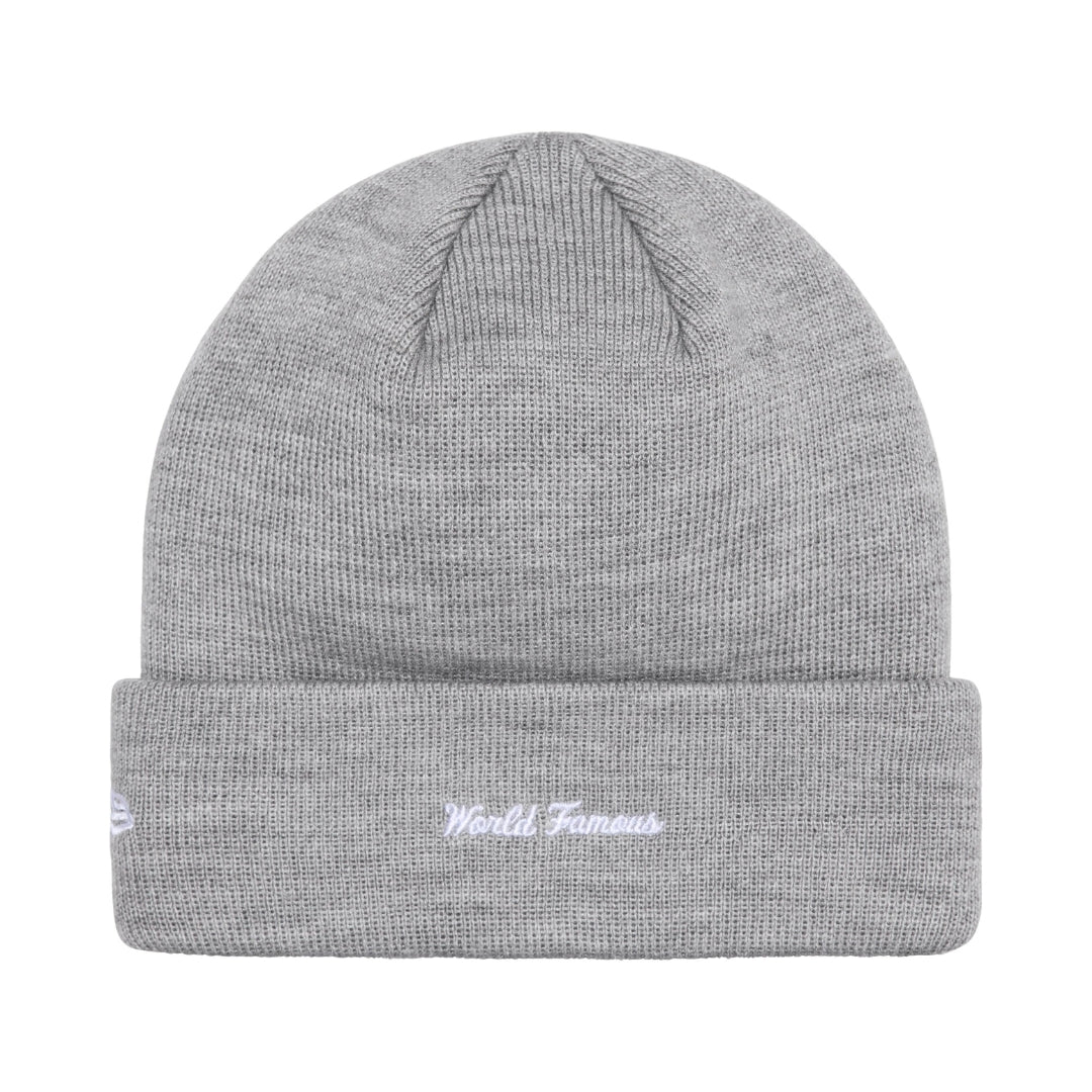 Gorro Supreme New Era Box Logo "Heather Grey"