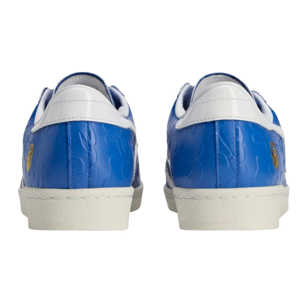 Tênis Adidas Superstar x A BATHING APE "Blue/Footwear White/Off White"
