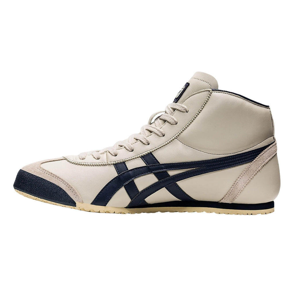 Tênis Onitsuka Tiger MEXICO Mid Runner "BIRCH/INDIAN INK"