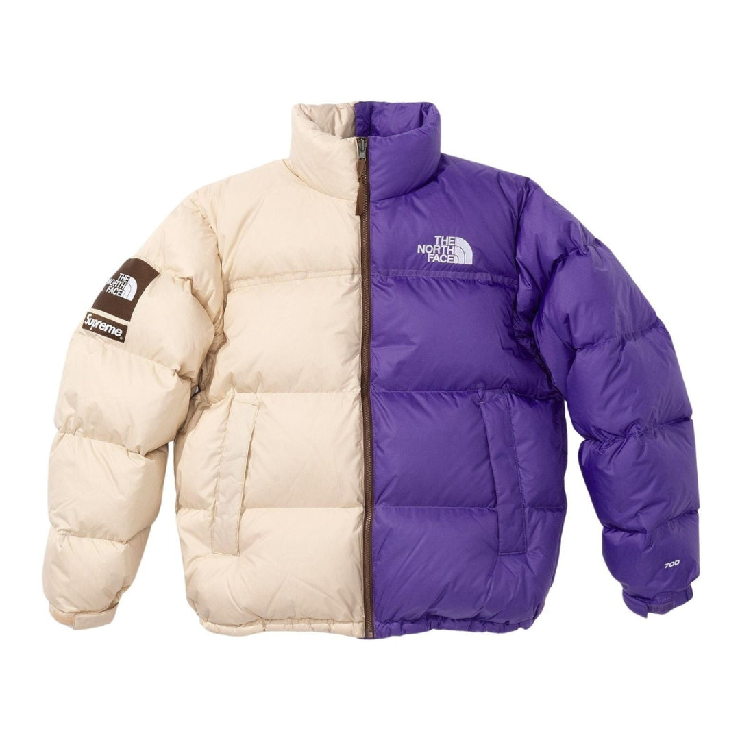 Jaqueta Supreme The North Face Split Nuptse Jacket "Tan"