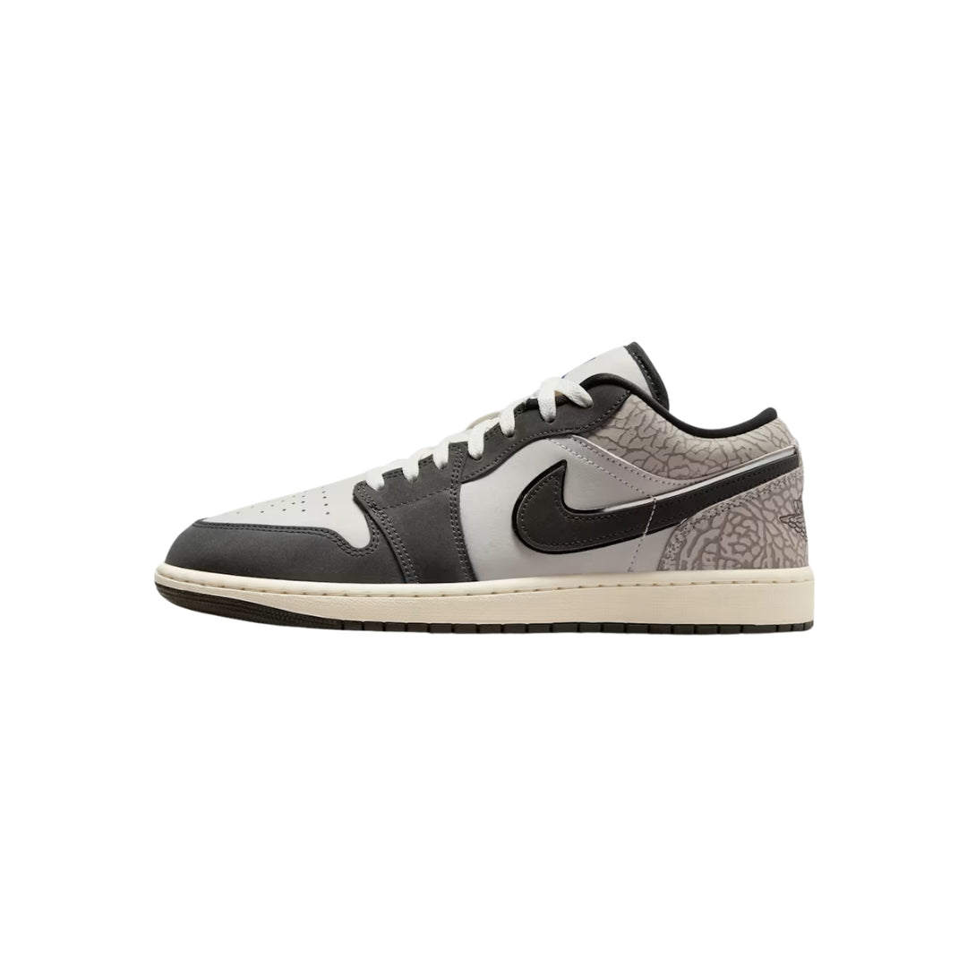 Tênis Nike Air Jordan 1 Low SE "Sail Deep Pewter Elephant Print"
