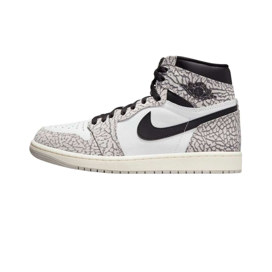 Tênis Nike Air Jordan 1 HIgh "White Cement/Safari"