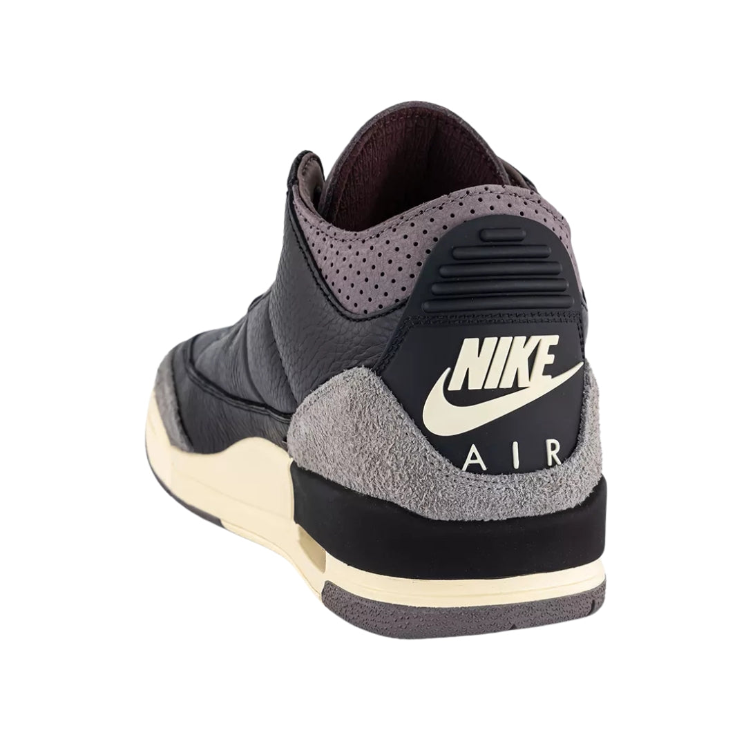 Tênis Nike Air Jordan 3 Retro x A Ma Maniere "Black and Flat Pewter/WYWS"