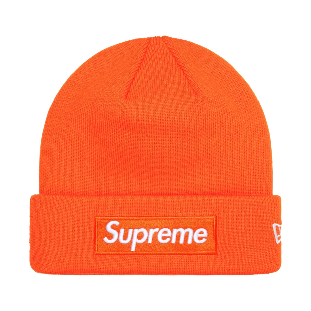 Gorro Supreme New Era Box Logo "Orange"